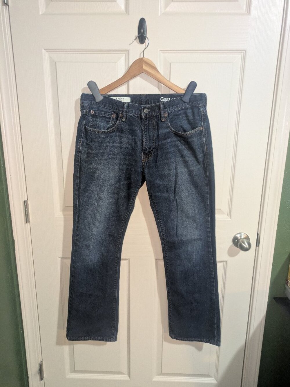 Gap Bootcut Jeans Men's 33x30 Dark Wash Denim